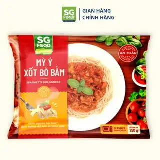 Hình ảnh Mỳ Ý Sốt Bò Bằm Saigon Food 250g
