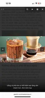 Hình ảnh Cafe Sữa Đá