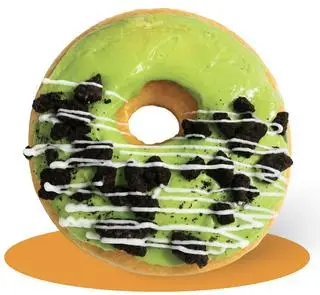 Hình ảnh Donut Matcha vụn Oreo 