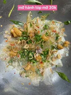 Hình ảnh Bánh tráng mỡ hành tóp mỡ