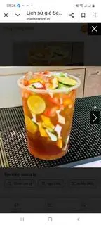 Hình ảnh trà tắc mix thạch ly 700ml
