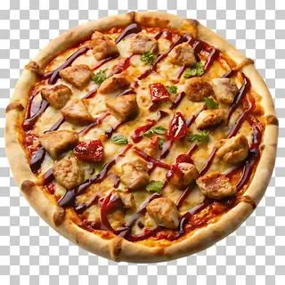 Hình ảnh Pizza Gà BBQ size 25cm tặng trà HOẶC COCA,PEPSI,7UP,MERIDA