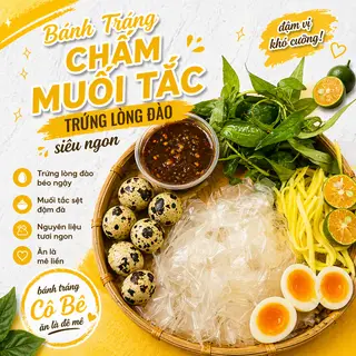 Hình ảnh Bánh Tráng Chấm + 5 trứng lòng đào