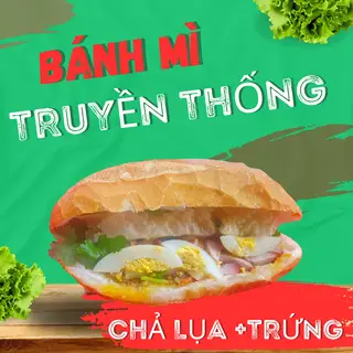 Hình ảnh Bánh Mì Chả Lụa - Trứng