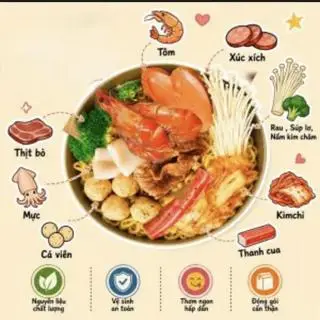 Hình ảnh Mì cay thập cẩm Vip