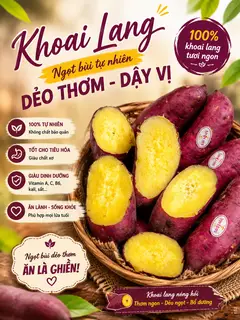 Hình ảnh khoai lang hấp (500g)