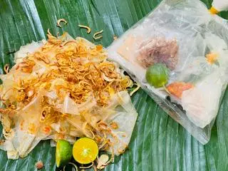 Hình ảnh Bánh tráng hành phi