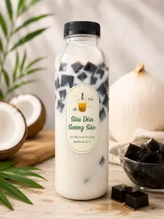 Hình ảnh Sữa dừa sương sáo 