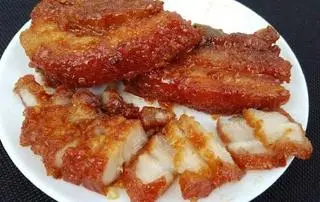 Hình ảnh Cơm ba rọi chiên