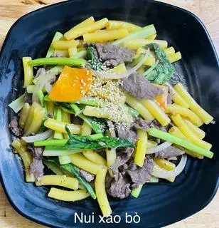 Hình ảnh Nui xào bò