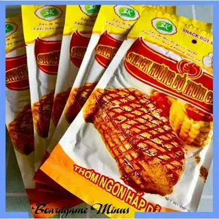 Hình ảnh 5 Gói Snack Bò Thơm Cay