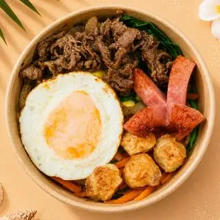 Hình ảnh Mì trộn Indomie THẬP CẨM BÒ 4v cá 0.5c xúc xích 1 trứng 