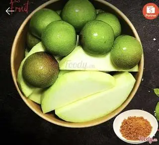 Hình ảnh Bát Tròn mix Mận ,Xoài xanh 