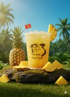 Hình ảnh Nước Ép Thơm Ly 1 Lít