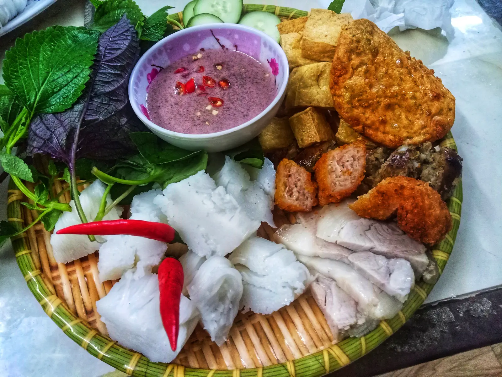 Hình ảnh Bún đậu chả cua 