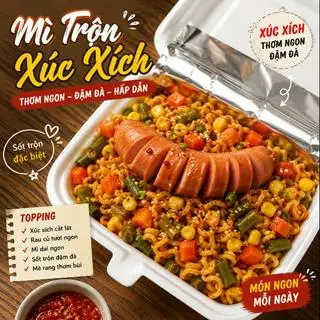 Hình ảnh Mì Trộn Xúc Xích