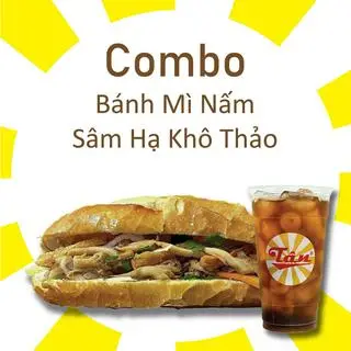 Hình ảnh Combo Bánh Mì Nấm Chay + Sâm Hạ Khô Thảo