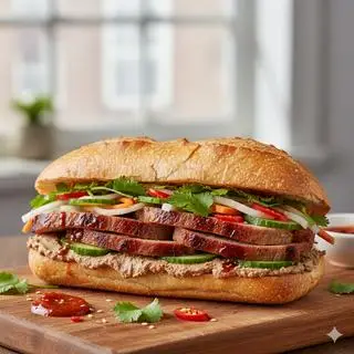 Hình ảnh Bánh mì Pate Thịt