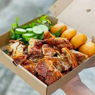 Hình ảnh Gà quay bánh bao