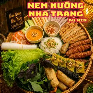 Hình ảnh Nem nướng 3-4 người SUPER ĐẶC BIỆT, (Như Đặc Biệt + BÒ LÁ LỐT, CHÀI, XIÊN THỊT )