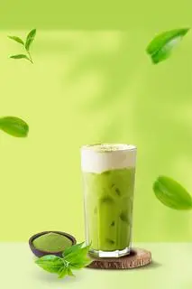 Hình ảnh Matcha latte kem muối