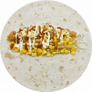 Hình ảnh Tacos Tôm chiên giòn phủ xốt bơ tỏi