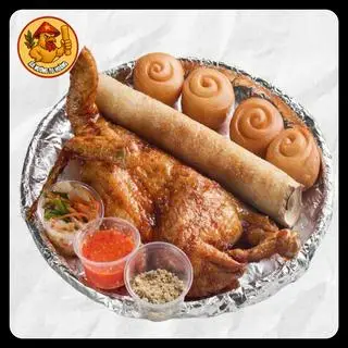 Hình ảnh 1/2 Gà + (1 Cơm Lam + 4 Bánh Bao)