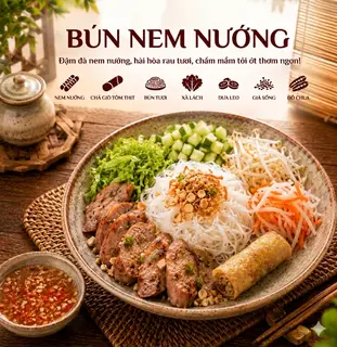 Hình ảnh Bún Nem Nướng