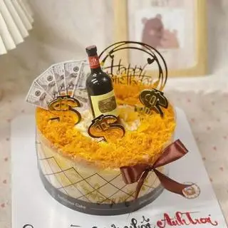 Hình ảnh bánh sinh nhật trứng muối