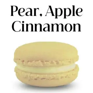 Hình ảnh Macaron vị Lê, Táo, Quế