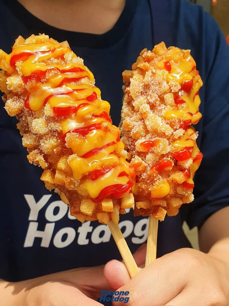Hình ảnh Hotdog Chiên Xù ( Vỏ Khoai Tây )