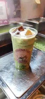 Hình ảnh Trà sữa Thái xanh full topping