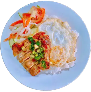 Hình ảnh CƠM SƯỜN ỐP LA