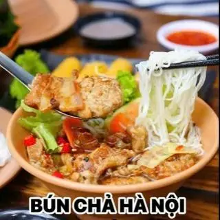 Hình ảnh BÚN CHẢ MIẾNG ( thịt ba chỉ nướng)