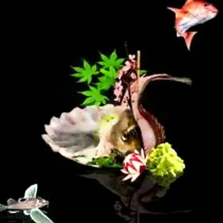 Hình ảnh Cá trắng sashimi