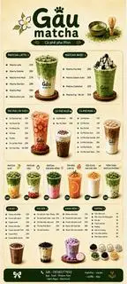 Hình ảnh Matcha latte - size L