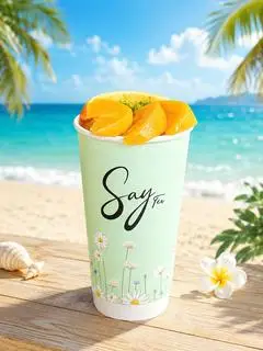 Hình ảnh Mơ mộng đào - oolong cam đào size 700mill