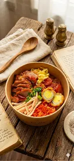 Hình ảnh Xôi thập cẩm thịt xá xíu nướng ( lớn)