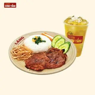 Hình ảnh Cơm Sườn Bì - Trà Xanh Tắc Mật Ong