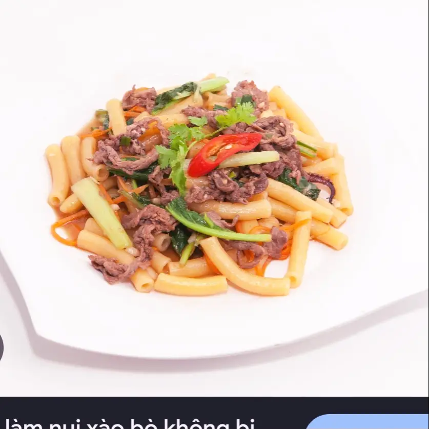 Hình ảnh Nui xào bò