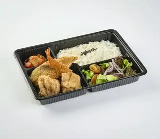 Hình ảnh Cơm hộp thập cẩm chiên giòn -Mixed Fried Combo Bento-ミックスフライ弁当