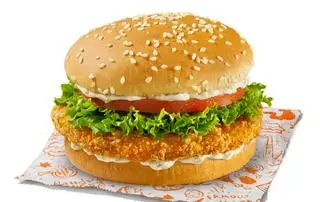 Hình ảnh Hamburger tôm - trứng