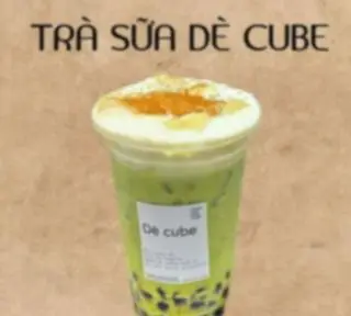 Hình ảnh Trà sữa thái xanh kem dừa nướng