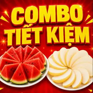 Hình ảnh Combo Tiết Kiệm 1: Box Dưa Hấu & Box Lê Sữa Cắt Sẵn