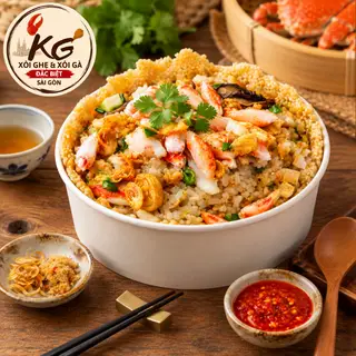 Hình ảnh Combo Xôi ghẹ vỏ giòn L + Coca