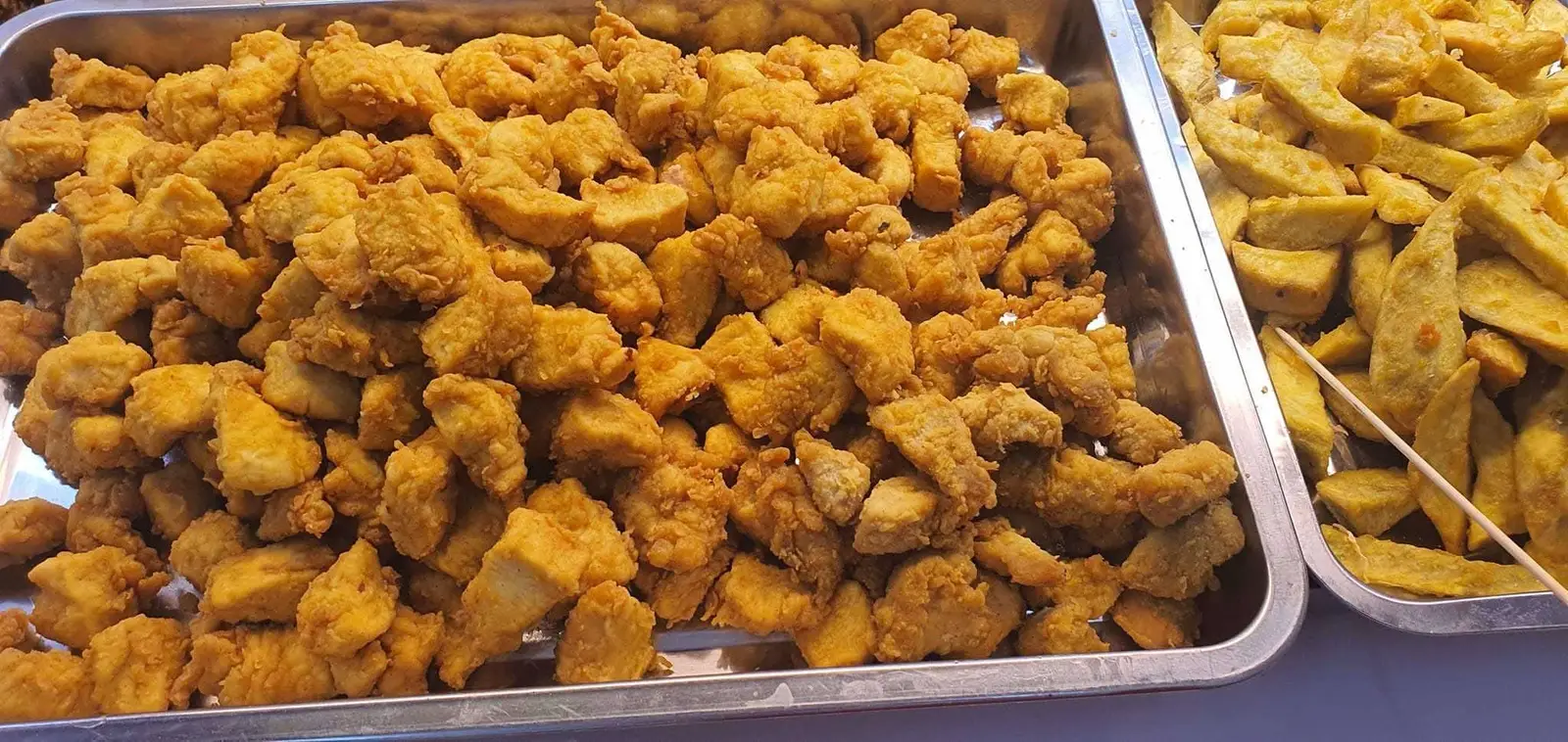 Hình ảnh Gà Viên lắc phô mai ( gà popcon) 