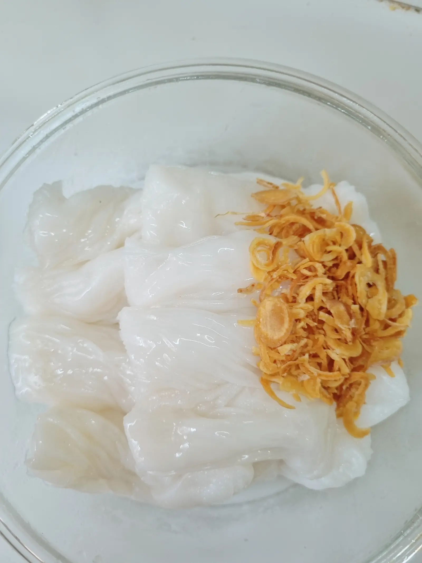 Hình ảnh bánh cuốn chay chả nướng