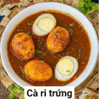 Hình ảnh Combo cà ri trứng × cơm Nị (Egg curry + Biryani rice )
