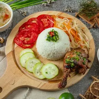 Hình ảnh Cơm tấm đùi gà nướng