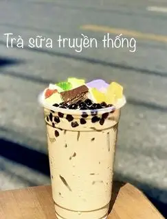 Hình ảnh Trà sữa truyền thống full topping